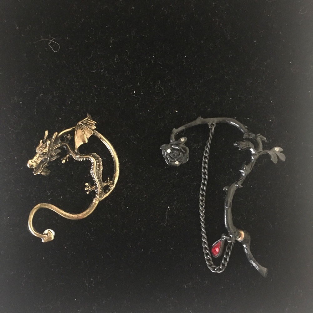 Gothic Cuff Earrings